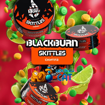 Табак для кальяна BlackBurn Skittles (БлэкБерн / Блекберн Фруктовый Скиттлз) 25г - фото 1